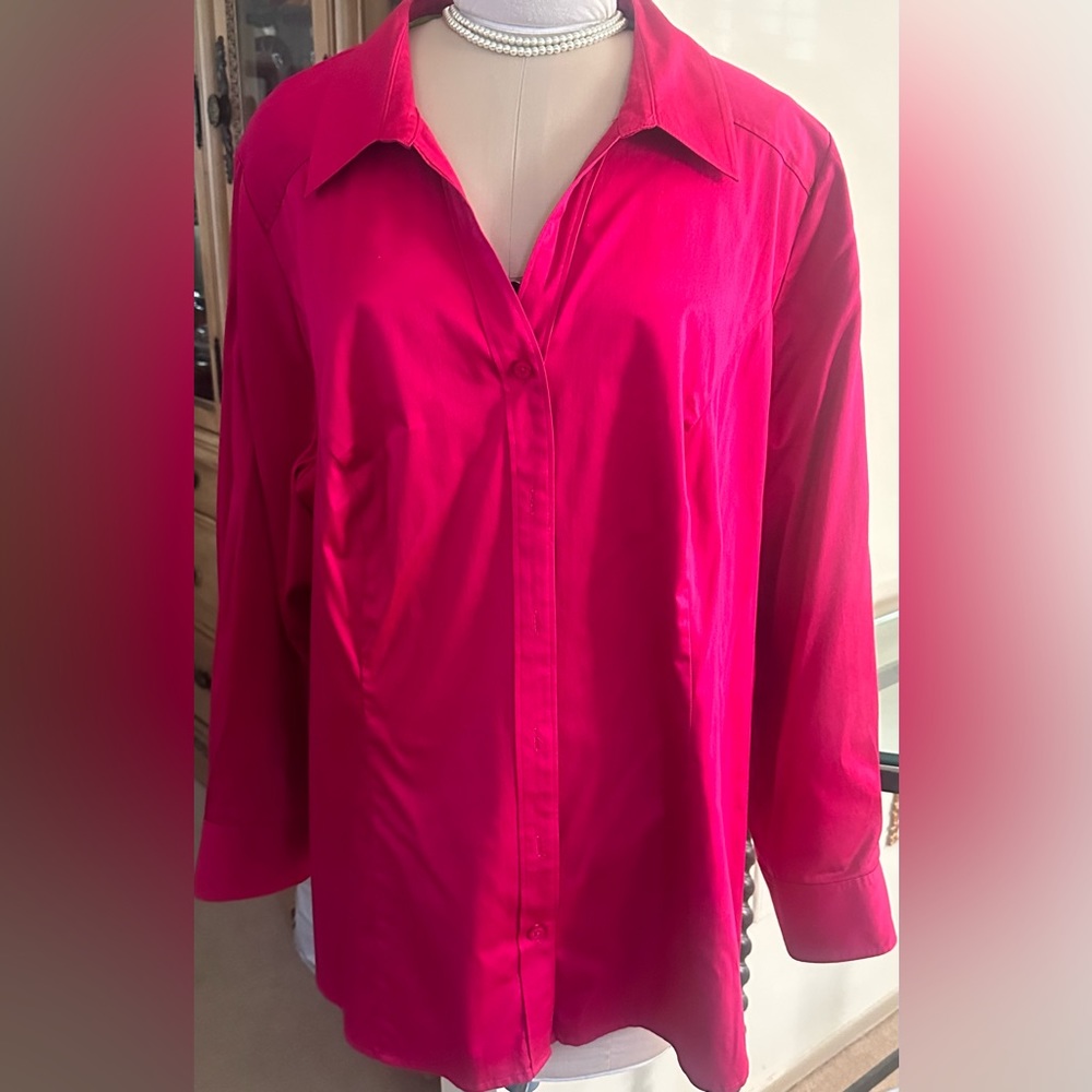 Lane Bryant Classic Button Shirt